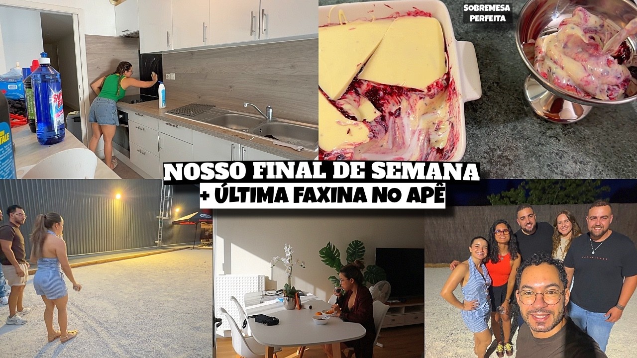 ÚLTIMA FAXINA NO APÊ, JOGOS COM OS AMIGOS, SOBREMESA DE MARACUJÁ e muito mais ❤️ - Bruna Paula