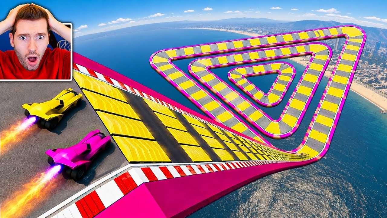 GTA V Online: CORRIDA com a maior RAMPA DE NITRO IMPOSSÍVEL! 