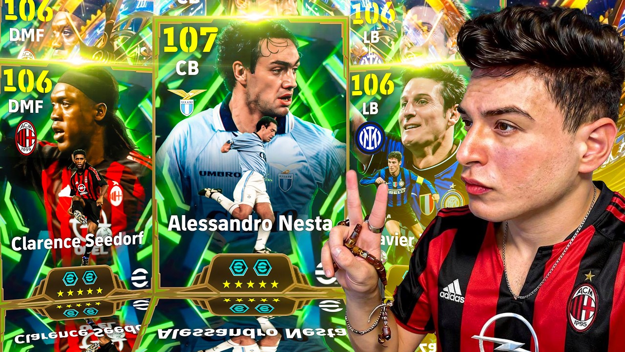 نيستا 107 طلعلي ومش طبيعي! 🤯🔥 أقوى مدافع في اللعبة حرفيًا ❤️ | eFootball 2026