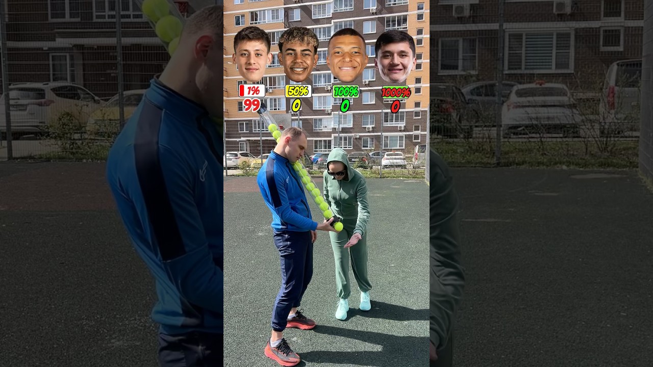 💨🎾SPEED OF TENNIS BALLS VS ENERGY OF POPULAR FOOTBALL PLAYERS | 🏆 WHO WON!?