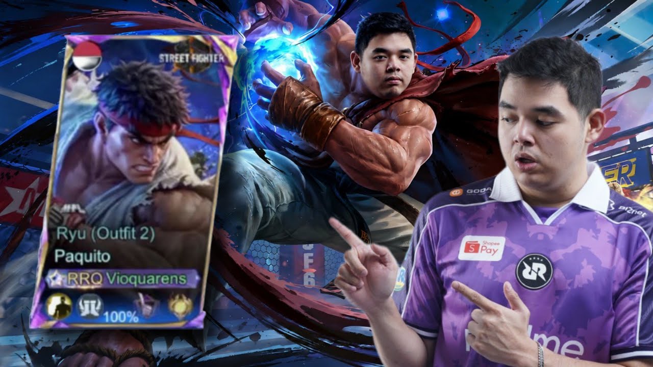 SKIN PAQUTIO PALING BAGUS COKKK !! "RYU" COLLAB STREET FIGHTER !! BERAPAPUN GW BELII !!!
