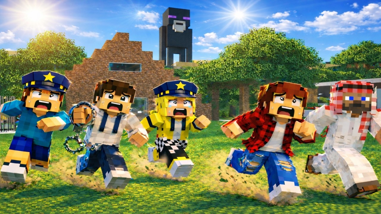 ماين كرافت لكن هربت من سجن جيجي وعبوسي وكعبول 😭🔥 #فلم_ماين_كرافت