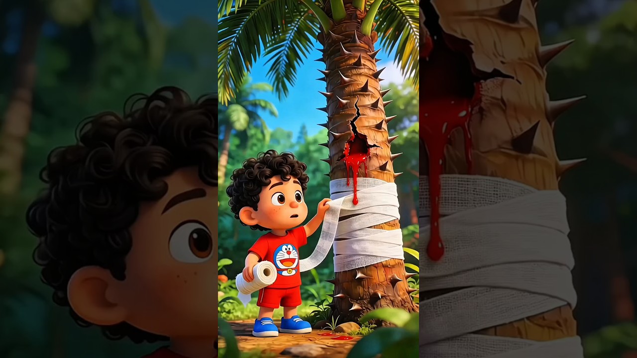 pohon jadi-jadian! #shorts #animasi #kartun