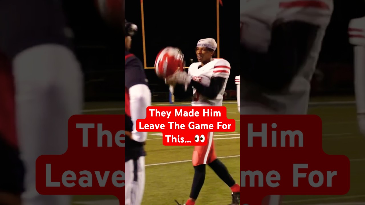 They Made Him Leave The Game For This… 👀