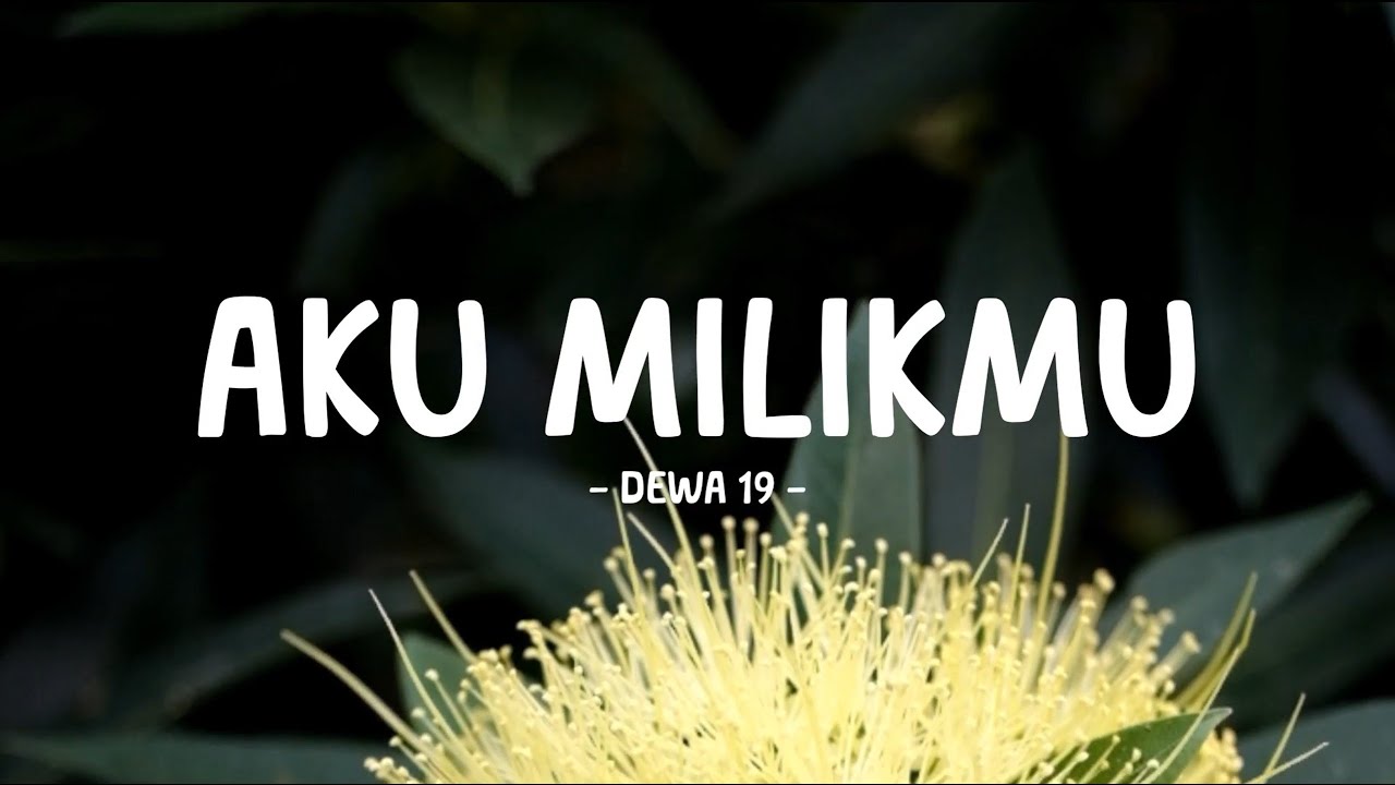 dewa-19 - aku milikmu - yellow lirik