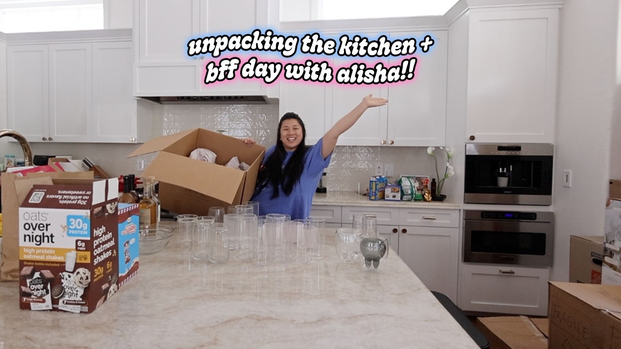 FINALLY UNPACKING THE KITCHEN + BFF Day With Alisha!! - Published by RemLife