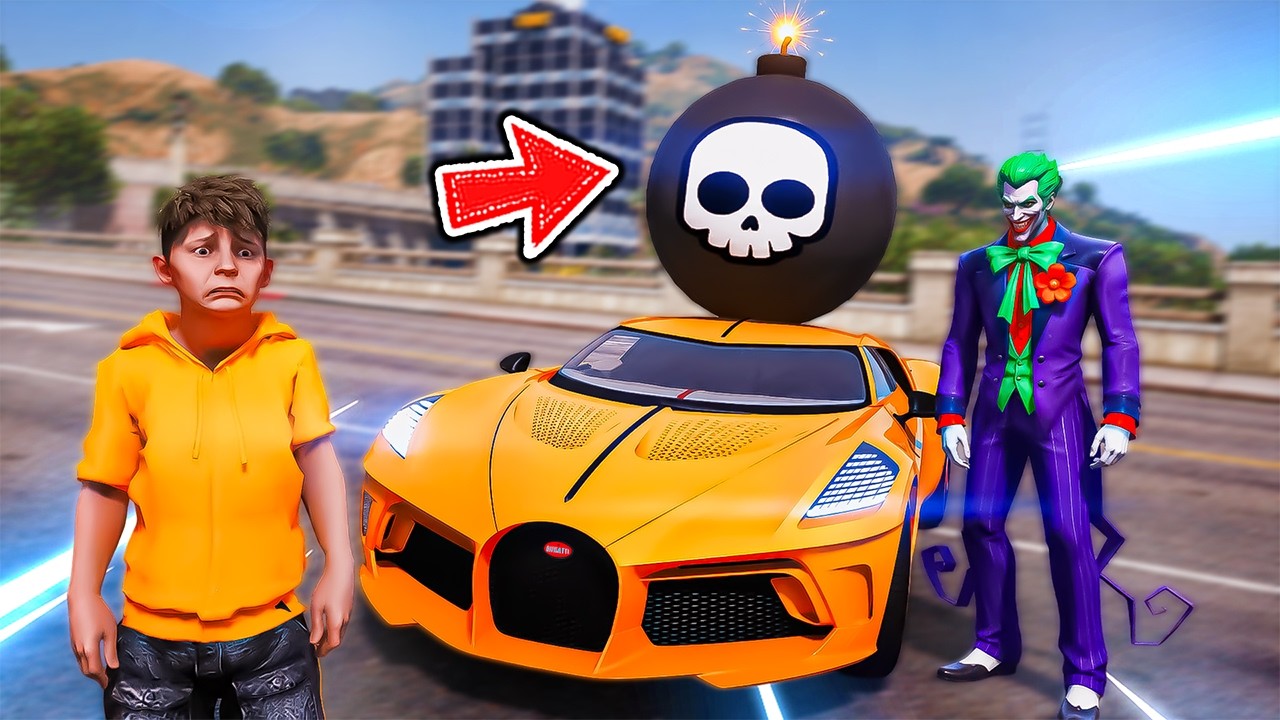الجوكر حط لغم في سيارتي 😱🔥!! | فلم قراند