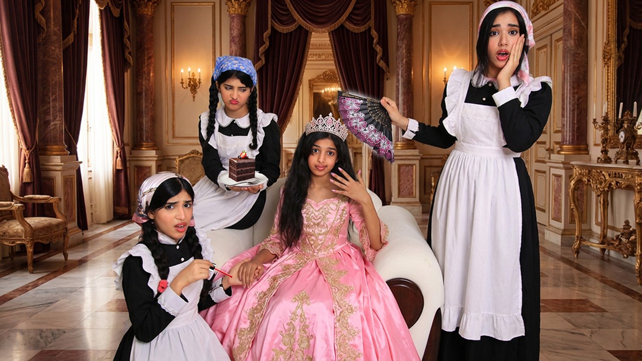 سوسو اميرة مغرورة شريرة😱عاقبت الخدامات !!! شفا