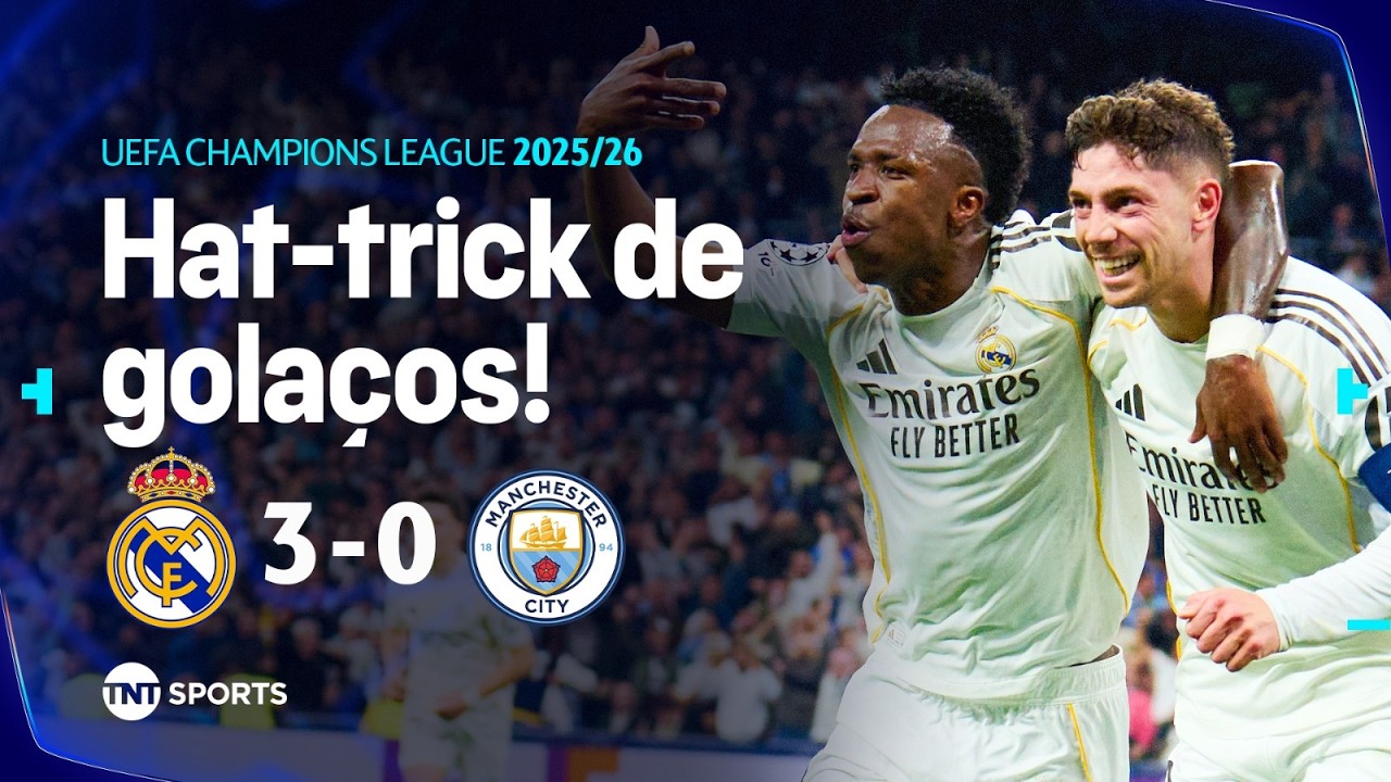 VALVERDE HUMILHA O CITY COM GOLAÇOS, VINI JOGA MUITO E REAL ATROPELA! REAL MADRID 3X0 MAN. CITY