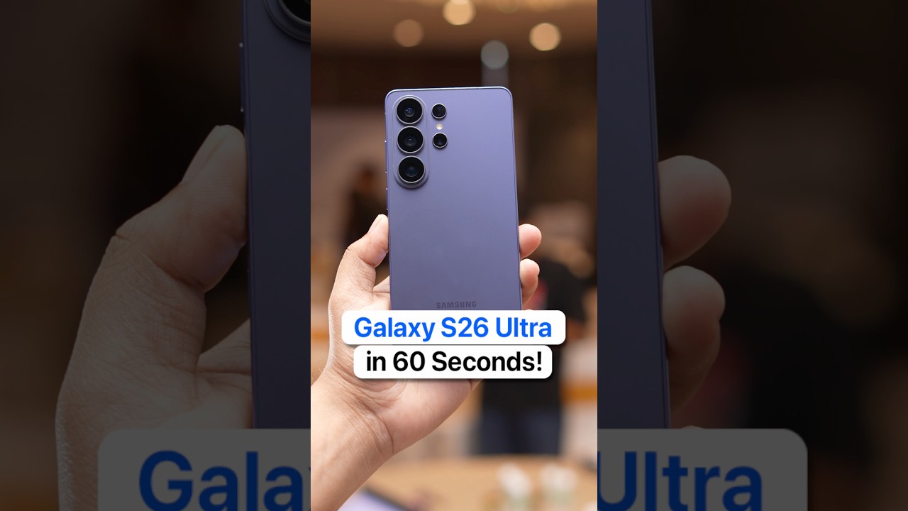 Samsung Galaxy S26 Ultra in 60 Seconds! *7 New Features*