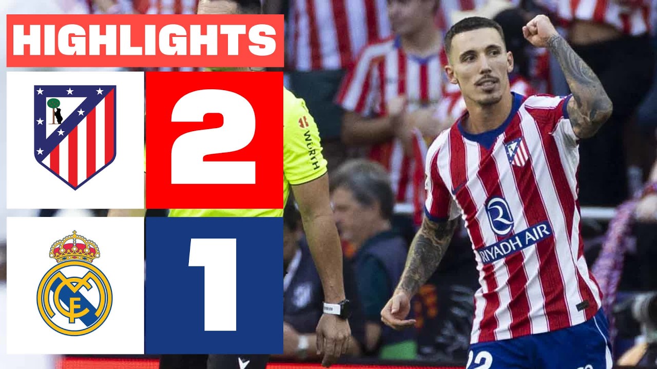 ATLÉTICO DE MADRID 2 - 1 REAL MADRID | RESUMEN LALIGA EA SPORTS