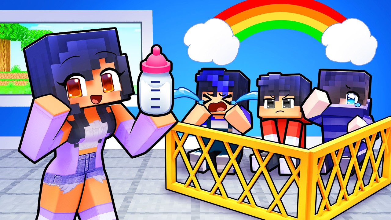 APHMAU opened a BABY DAYCARE in Minecraft!