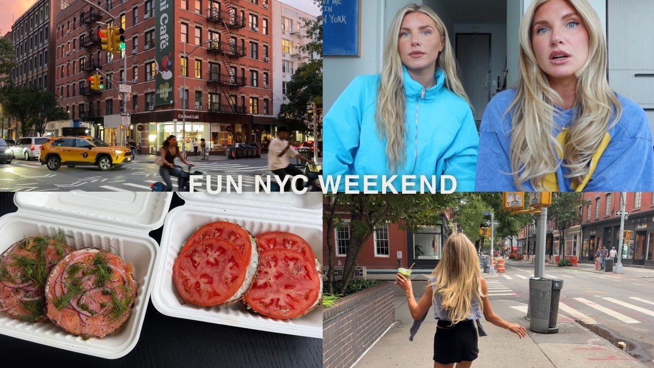 nyc weekend in our life | bagels, friends, martinis + answering your most asked wedding questions