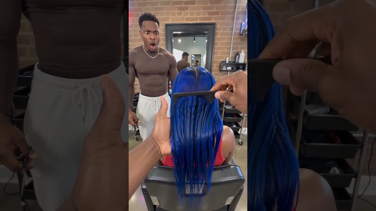 Shine Bright Again! 🌊 Blue Hair Mask for Blonde & Bleached Hair#BlueHairMask #haircare