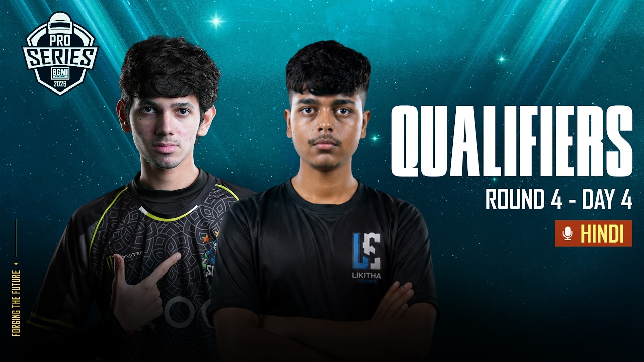 [HINDI] BMPS 2026 | Group D & A | Round 4 - Day 4 #BGMILIVE