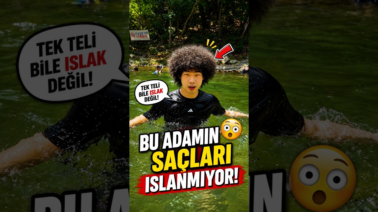 Suya giriyor ama bir saniyede kuruyor! 💧✨