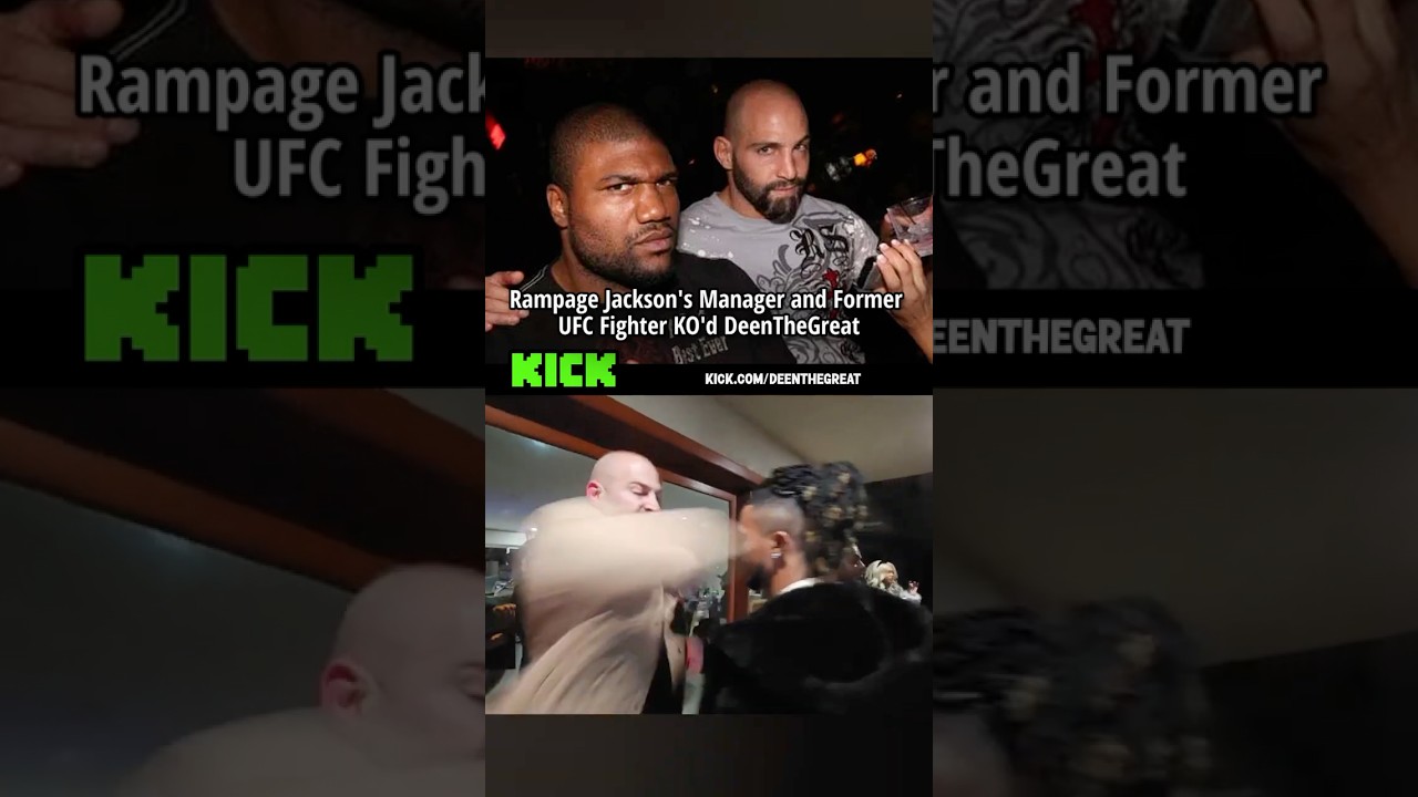 Rampage Jackson's Manager and Former UFC Fighter KO'd DeenTheGreat