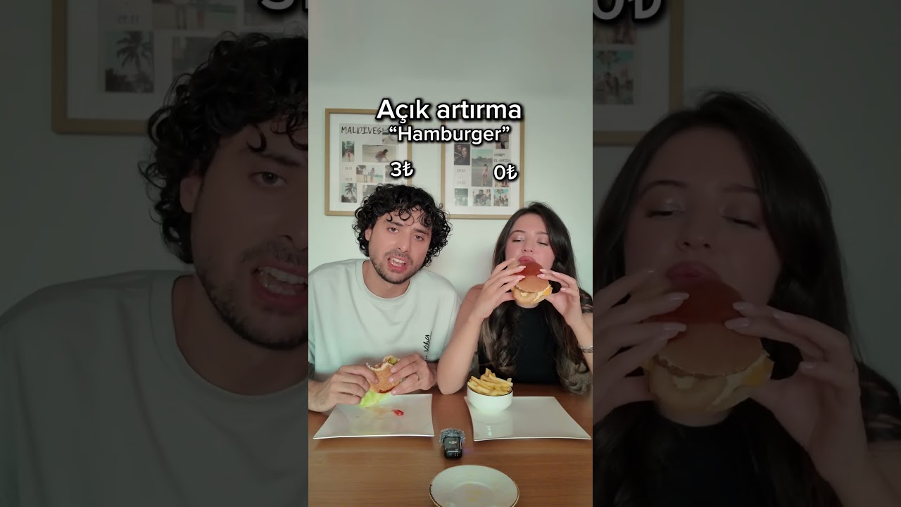 Açık artırma ile hamburger yapıyoruz! 💰🍔 Kiminki daha iyi oldu? 👌