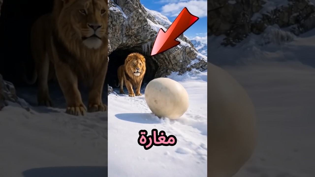 الجد رمى بيضة من الطيارة وراحت عند أسد…هتتصدم😱🥚💥