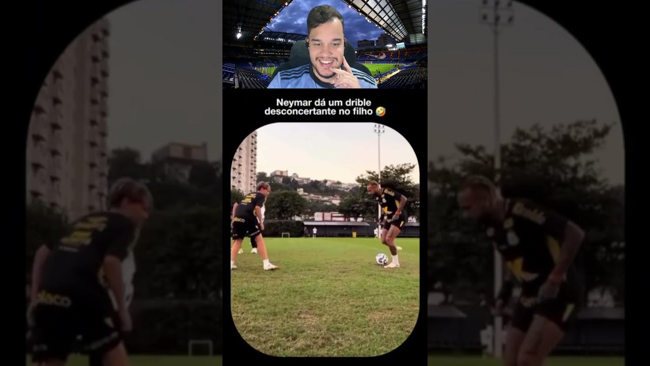 NEYMAR DANDO UM DRIBLE NO PRÓPRIO FILHO