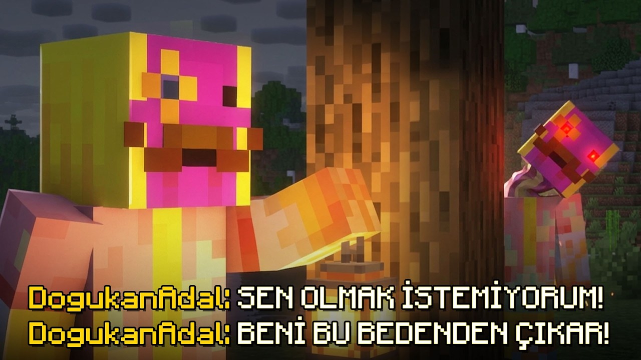 En İlginç Korku Modu: Kendime Karşıyım- Minecraft Split Self