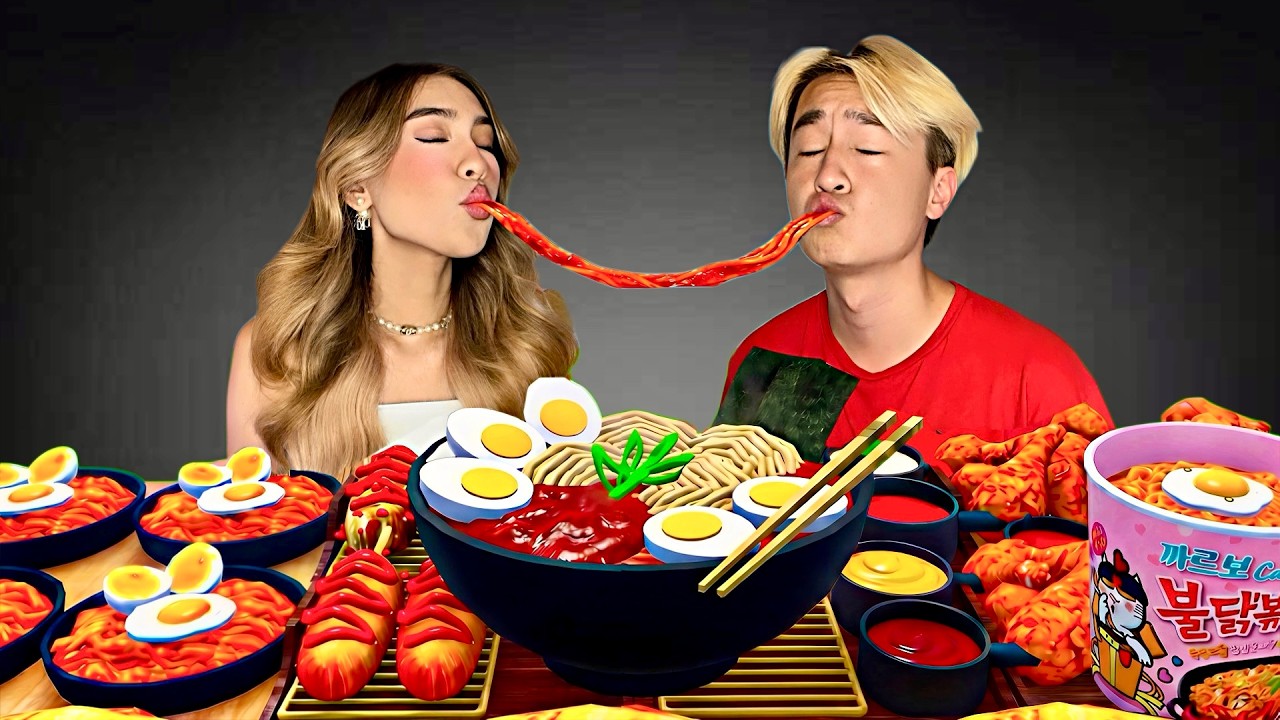 ROBLOX MUKBANG DATE vs IN REAL LIFE ASMR!