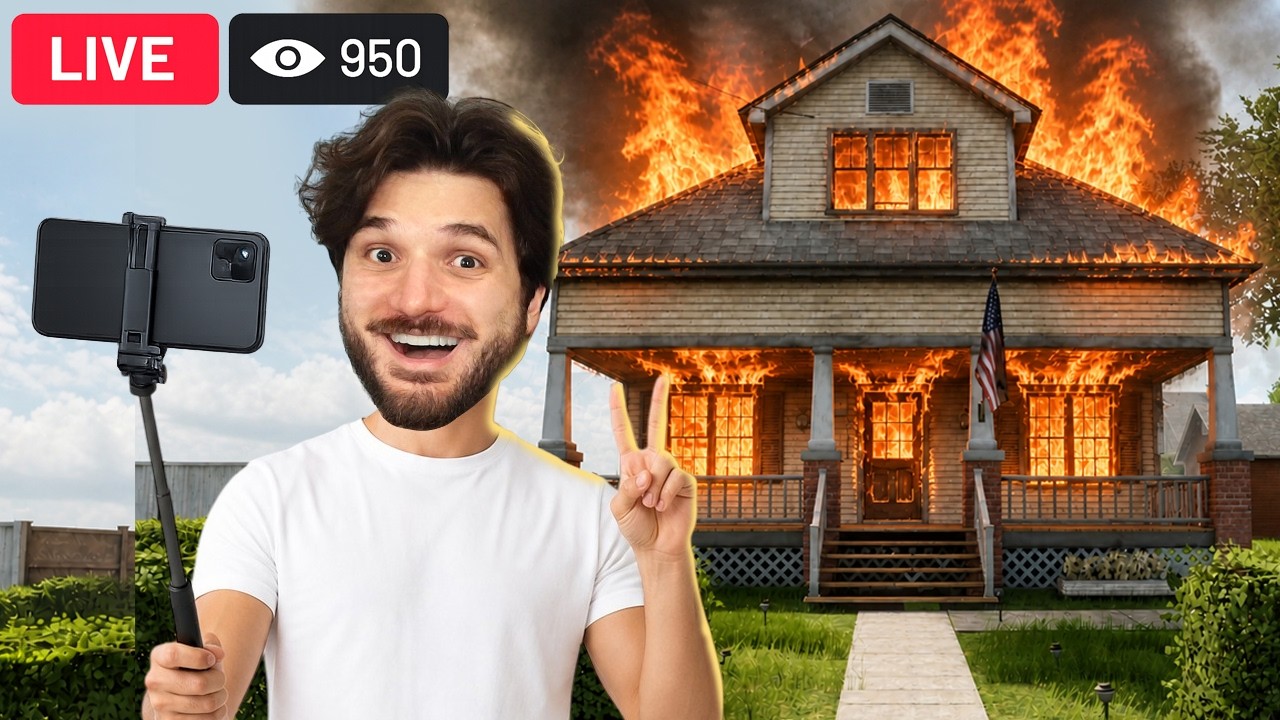 COMECEI A FAZER LIVES, MAS EU FAÇO TUDO POR VIEWS! (até cometer crimes)