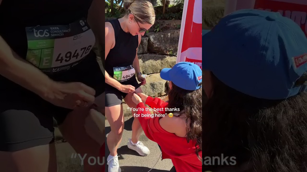 The best thing we heard today #sydneymarathon
