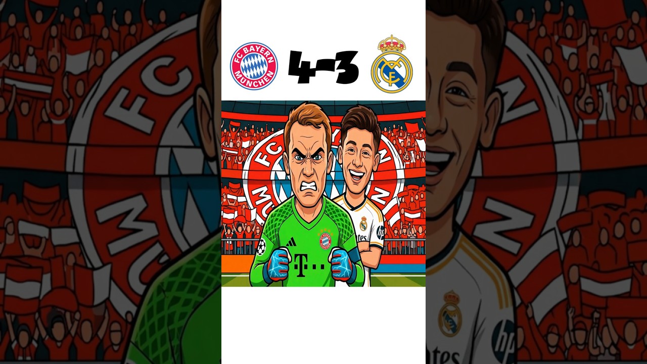 Neuer’i Avladım🎵 Bayern Münih - Real Madrid Maç Özeti (Parodi)