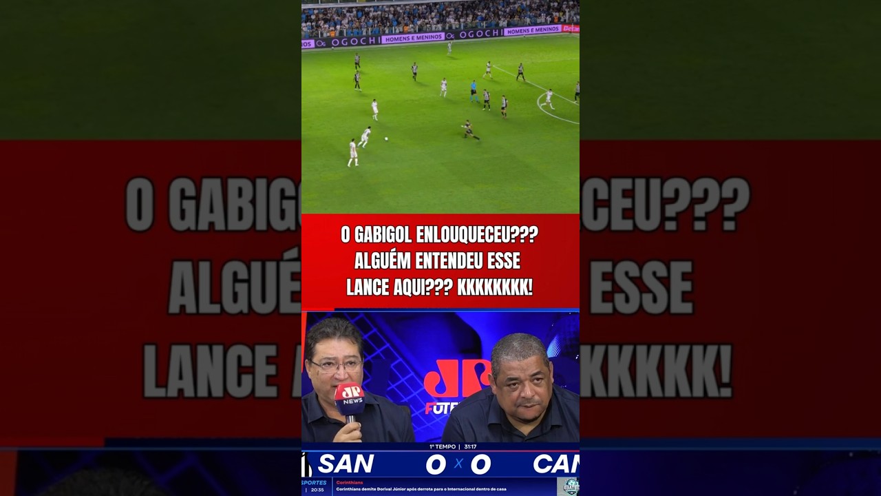 O GABIGOL ENLOUQUECEU??? O QUE ELE QUIS FAZER NESSE LANCE AQUI??? | SANTOS x ATLÉTICO MINEIRO