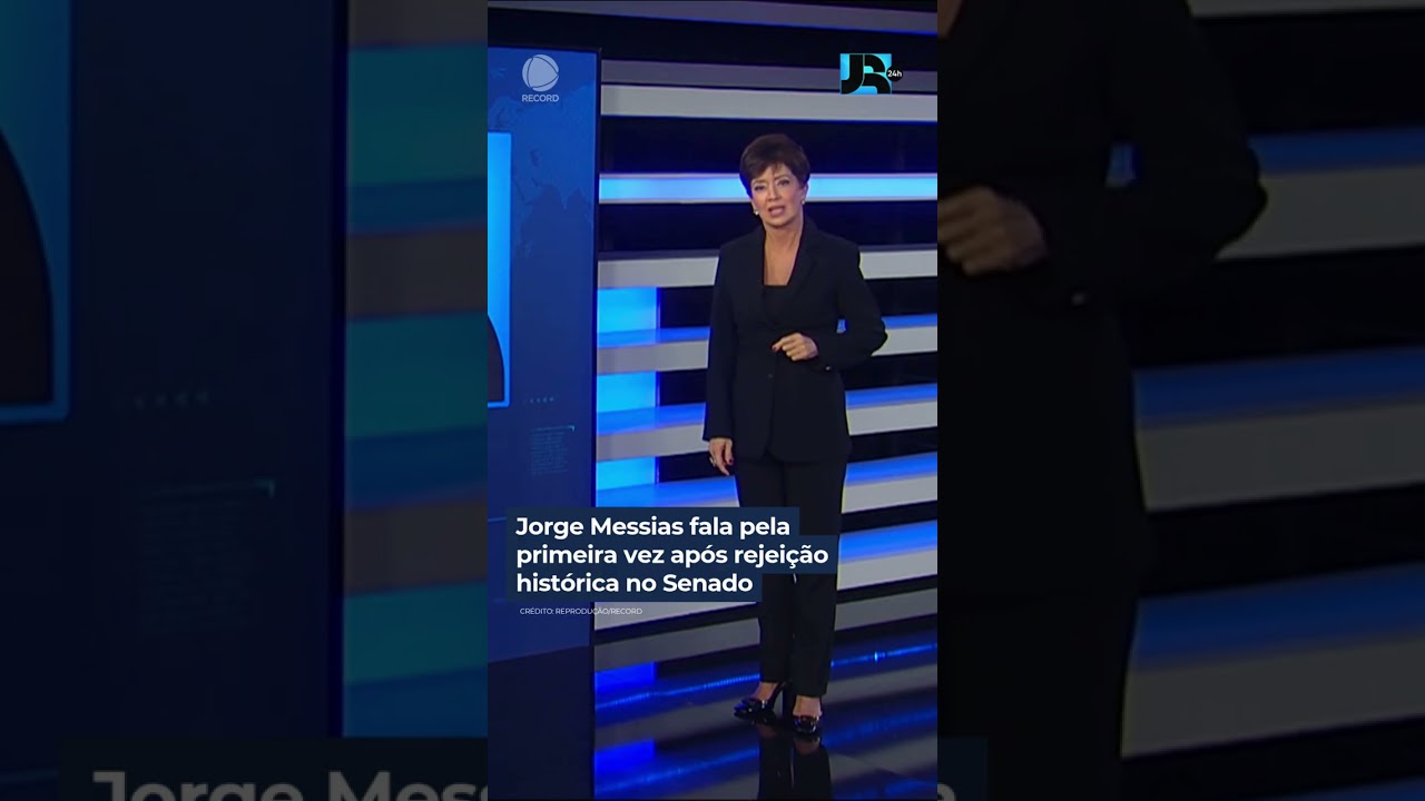 Jorge Messias fala pela primeira vez após rejeição histórica no Senado #Shorts #JornalDaRecord