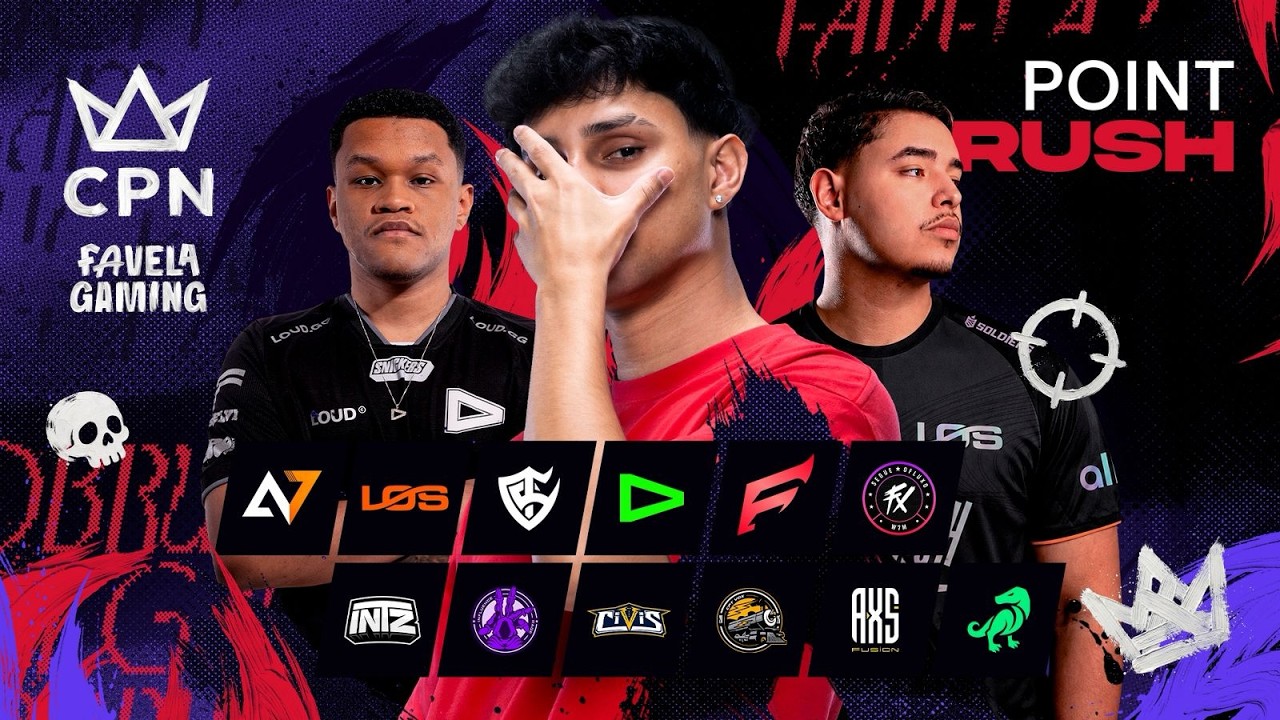 🚨 CPN FAVELA GAMING 🏆POINT RUSH 💜 FLUXO - LOS  - LOUD - ALPHA7 💜