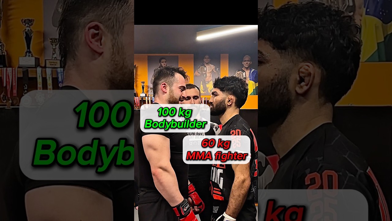 Yıllarca dövüşmek üzerine idman yapmış birisini yalnızca kaslı olarak yenemezsin Mma vs bodybuilding