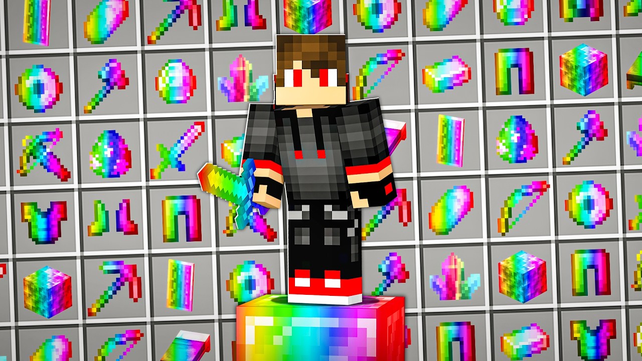 Minecraft But There Are Super OP Items !!