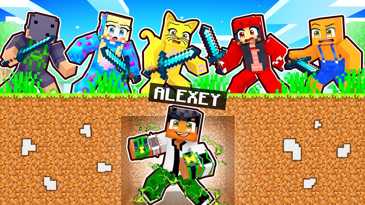 BEN 10 com TODOS os OMINTRIX vs 5 CAÇADORES