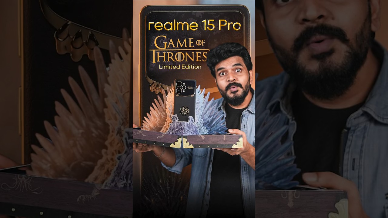 ⚔️ ఇలాంటి ఫోన్ చూసుండరు 🤯Realme 15 Pro GOT 👑🔥! 💪”#Realme15Pro #GameOfThronesEdition #PowerUnleashed