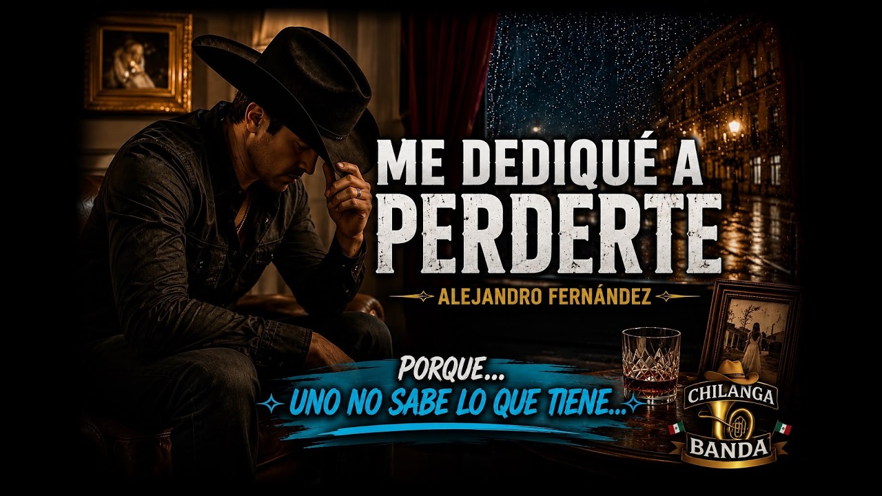 Alejandro Fernández - Me Dediqué a Perderte (Letra - Lyrics)