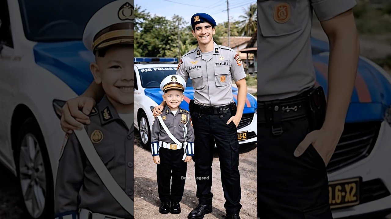 Adek Pengen Ikut JADI POLISI