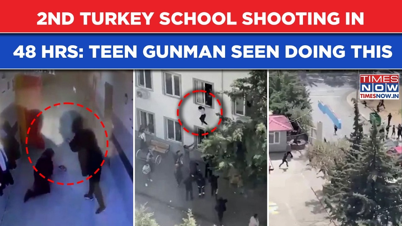 Turkey 2nd School Shooting In 48 Hours: CCTV Footage Shocker, Watch| Teen Gunman Seen Doing This
