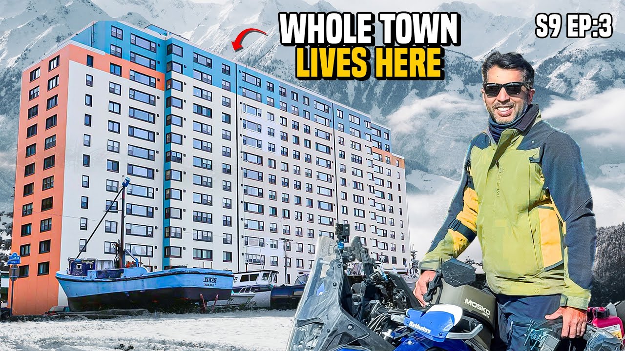First Ride in Alaska to a Town where Everyone lives in One Building S9 EP 03 | Pakistan to Americas