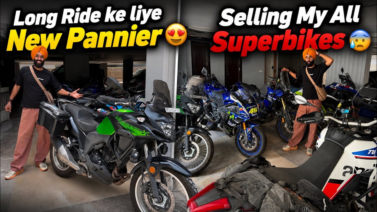 Sari Superbikes bechne ka time aa gaya | New Panniers aa gye Versys k For New Long Ride 