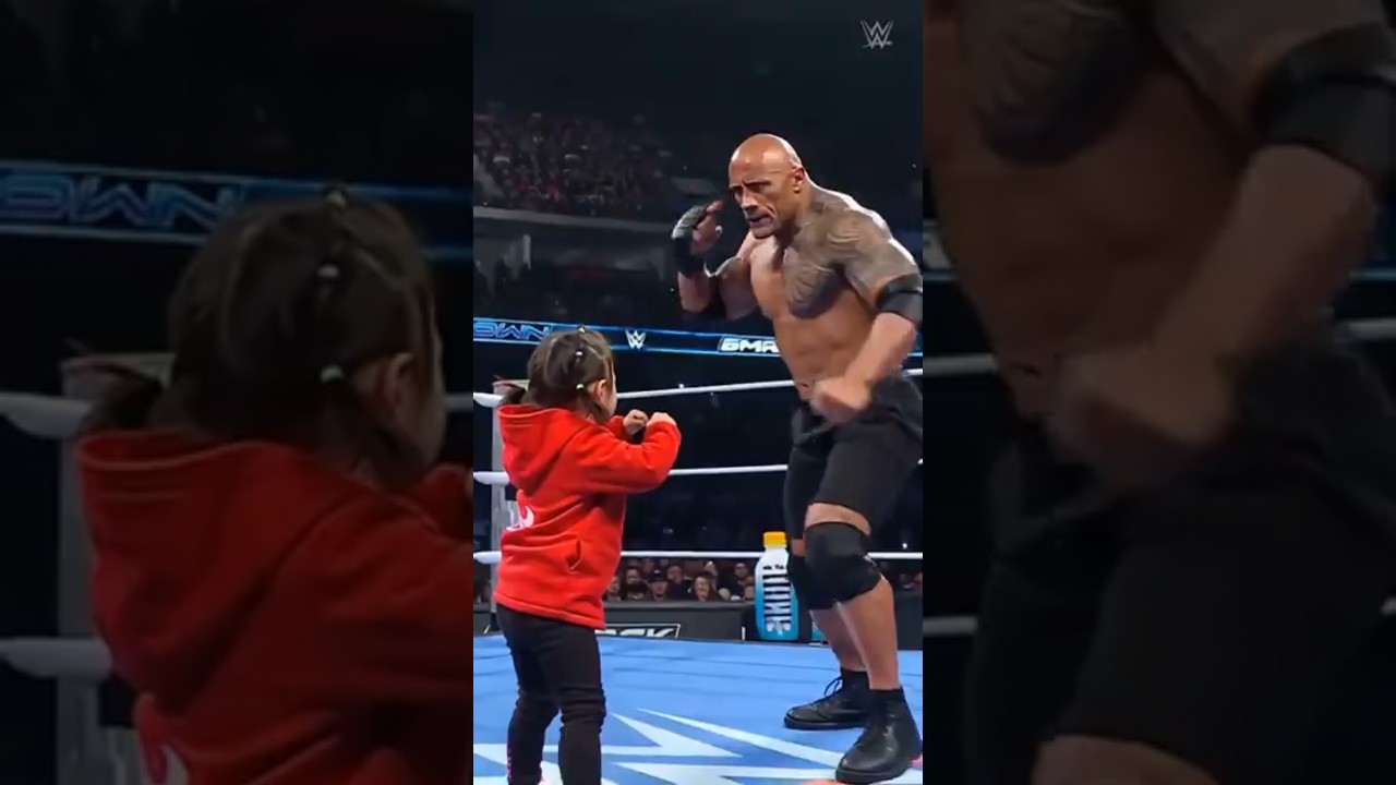 This Kid Had Enough 😂🍼🪨 #wwe #funny #baby #therock #foryou #wweai #wwememes #meme #wrestling #ai