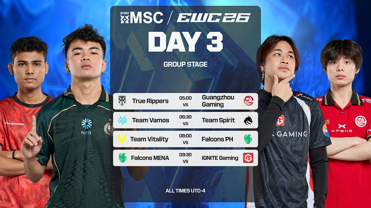 [LIVE] | MSC AT EWC Group Stage Day 3 | (ENG)