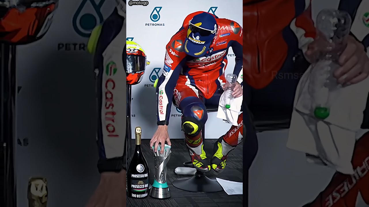 Agar Aapki Trophy Tut Jaaye… To Kya Karoge? 😳🏆 (🎥_@motogp)