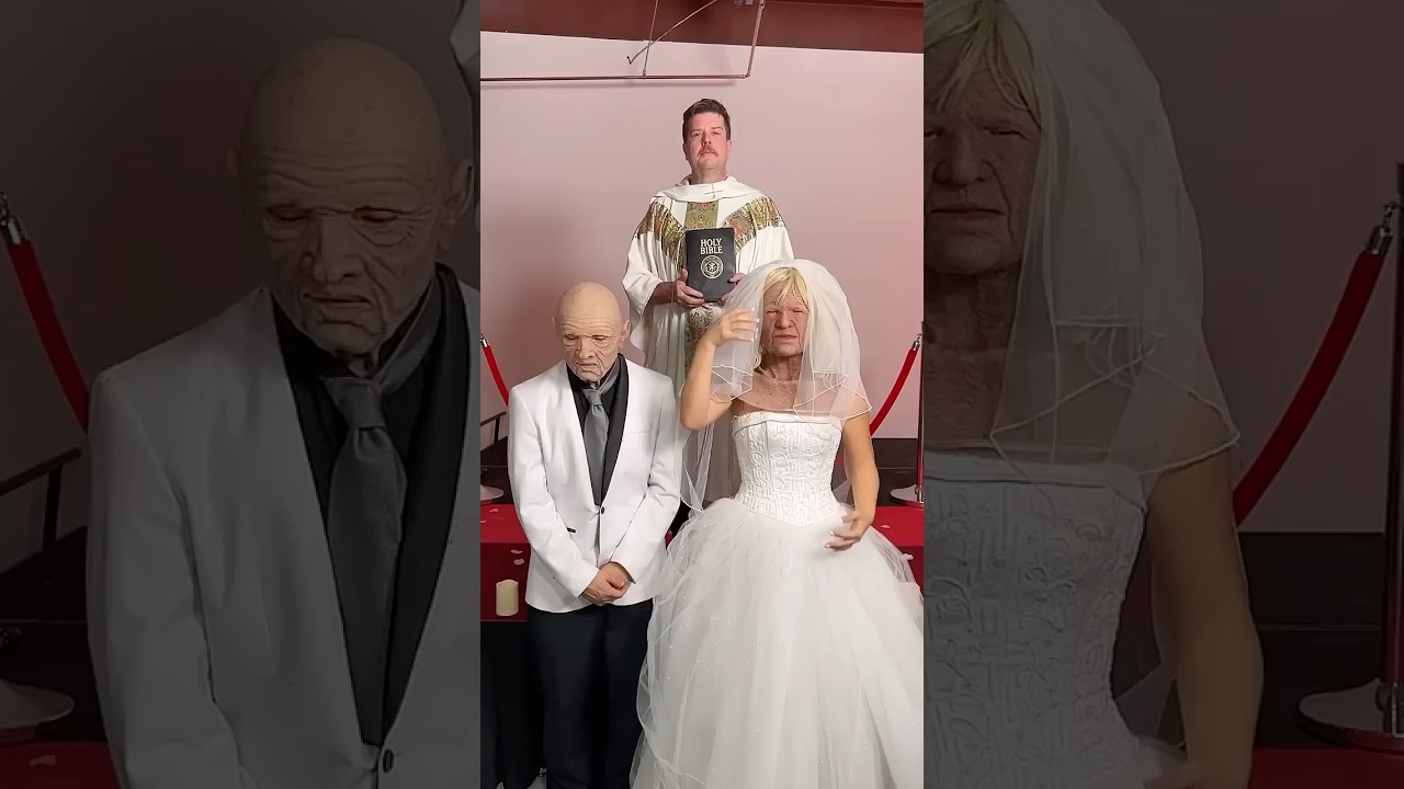 Esse casal nunca tinha se visto…até o casamento😳