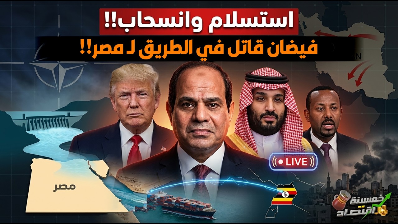أول صفقات المصلحة بين مصر والخليج.الفيضان القاتل في الطريق لـ مصر..استسلام إيران وفخ السعودية؟!