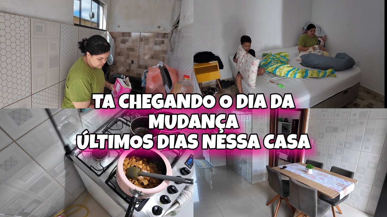 A MUDANÇA VEM AI🥳ÚLTIMOS DIAS NESSA CASA,FAZENDO ALMOÇO E ORGANIZANDO O LAR,VEM PASSAR O DIA COMIGO