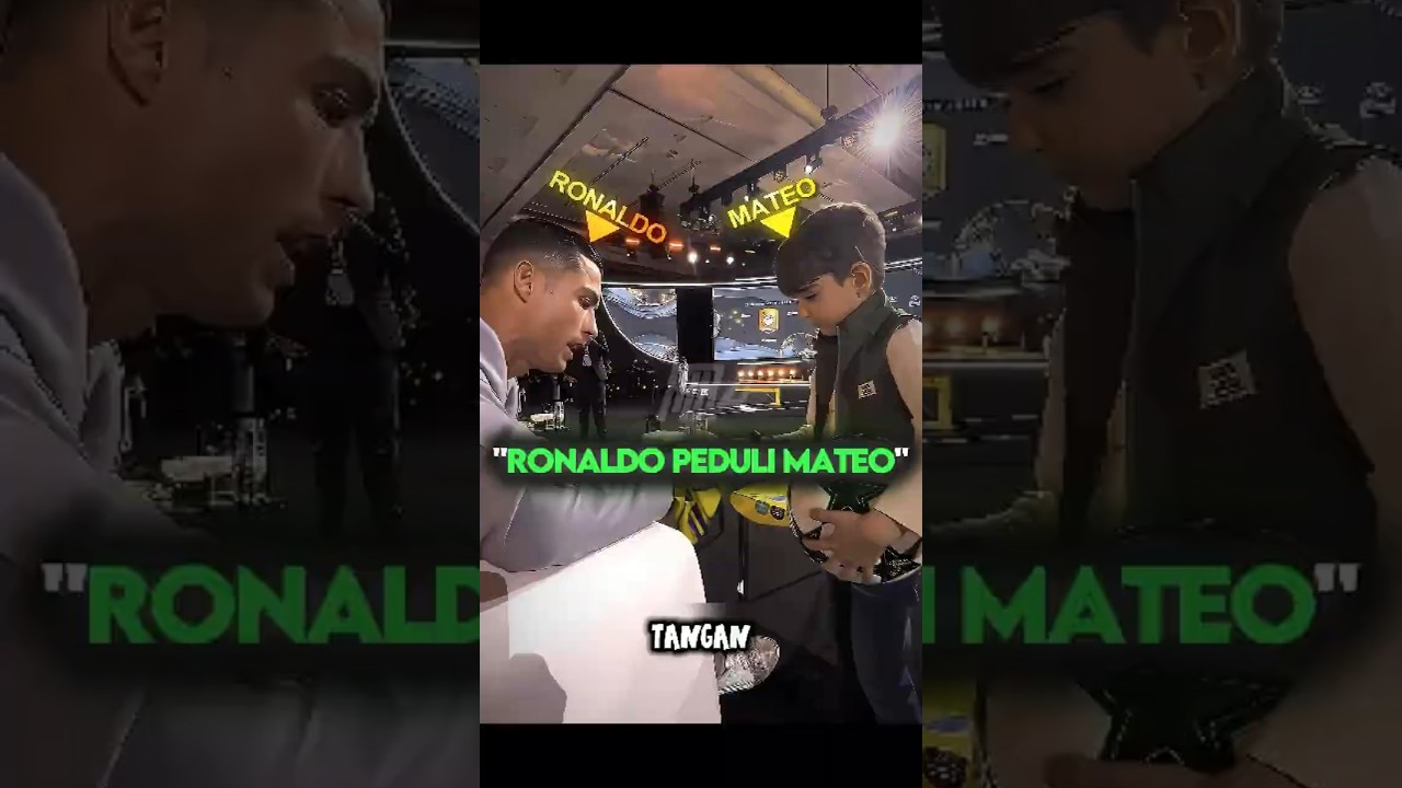 Saat Mateo Memilih Ronaldo di Depan Messi 🤝🥶