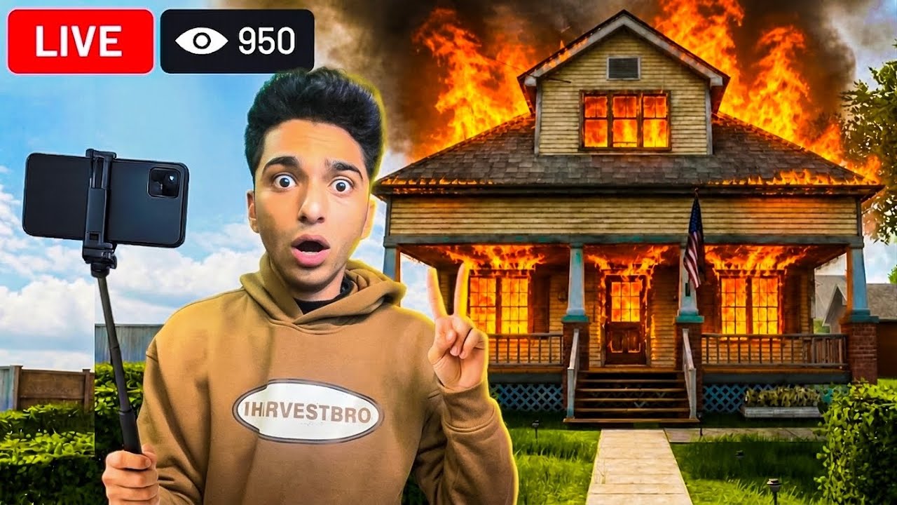 فتحت بث مباشر عشان ابقي مشهور بس للاسف عملت مصايب كتير واكتشفت اسرار كتير 😂😱 | ‏content king