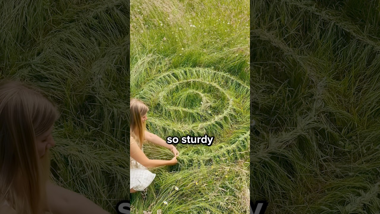 The Genius Reason People Braid Their Grass